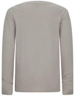 Retour Jeans longsleeve Nick met printopdruk zachtgrijs Jongens Katoen Ronde hals 122 128