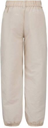 Retour Jeans loose fit broek Venna lichtzand Beige Meisjes Polyamide Effen 122 128