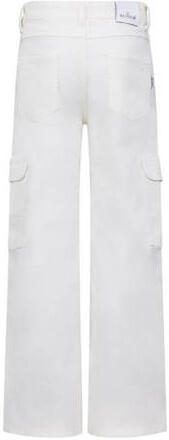 Retour Jeans loose fit cargobroek Torry ecru Wit Meisjes Stretchkatoen 122 128 - Foto 1