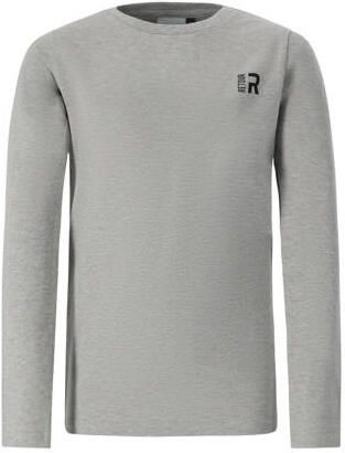 Retour Jeans rechtvallende longsleeve grijs Jongens Stretchkatoen Ronde hals