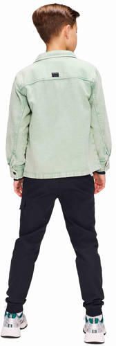 Retour Jeans regular fit cargobroek donkergrijs Jongens Polyester Effen - Foto 5