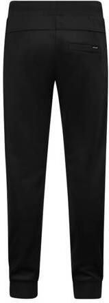 Retour Jeans slim fit joggingbroek Frederik met zijstreep zwart Jongens Polyester 134 140