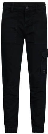 Retour Jeans straight casual broek zwart Jongens Stretchkatoen Effen