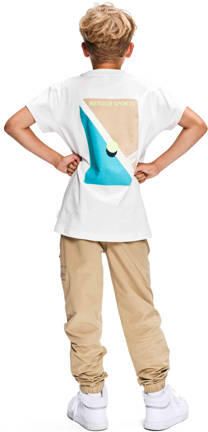 Retour Jeans straight fit cargobroek Billy saharazand Beige Jongens Stretchkatoen 122 128