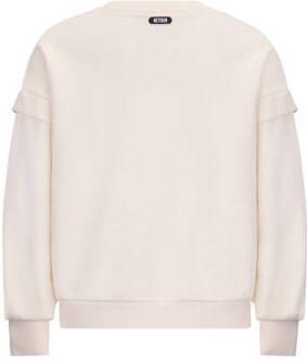 Retour Jeans sweater Abadou met tekst ecru Tekst 158 164