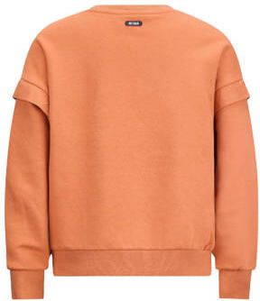 Retour Jeans sweater Abadou met tekst warmbruin Tekst 158 164