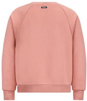 Retour Jeans sweater Bouarfa met printopdruk beige Roze Printopdruk 146 152
