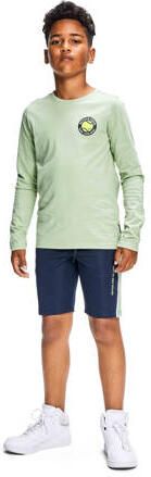 Retour Jeans sweatshort Lars donkerblauw zachtgroen Korte broek Jongens Polyester 122 128 - Foto 2