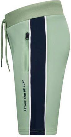 Retour Jeans sweatshort Lars lichtgroen donkerblauw Korte broek Jongens Polyester 158 164 - Foto 2