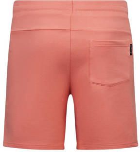 Retour Jeans sweatshort Leandro met printopdruk koraal Korte broek Oranje 146 152