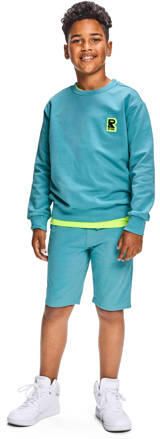 Retour Jeans sweatshort Maxim aquablauw Korte broek Effen 122 128