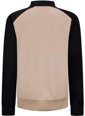 Retour Jeans sweatvest Elwin beige zwart Jongens Polyester Opstaande kraag 170 176 - Foto 1