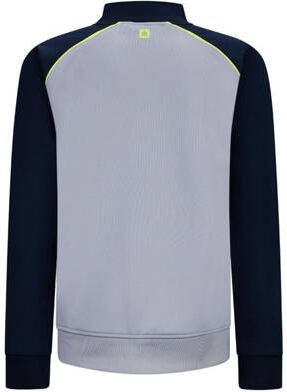Retour Jeans sweatvest Elwin grijs donkerblauw Jongens Polyester Opstaande kraag 122 128