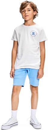 Retour Jeans T-shirt Karl met backprint offwhite blauw Wit Jongens Katoen Ronde hals 158 164 - Foto 2