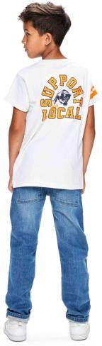 Retour Jeans T-shirt Pharrel met backprint wit Jongens Katoen Ronde hals 122 128 - Foto 3