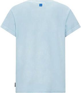 Retour Jeans T-shirt Zack met printopdruk lichtblauw Jongens Katoen Ronde hals 122 128