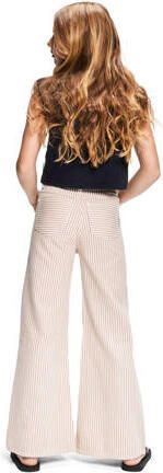 Retour Jeans wide leg broek Cindy beige Meisjes Katoen Effen 122 128 - Foto 3