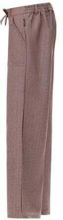 Retour Jeans wide leg pantalon met krijtstreep bruin Broek Meisjes Polyester - Foto 5