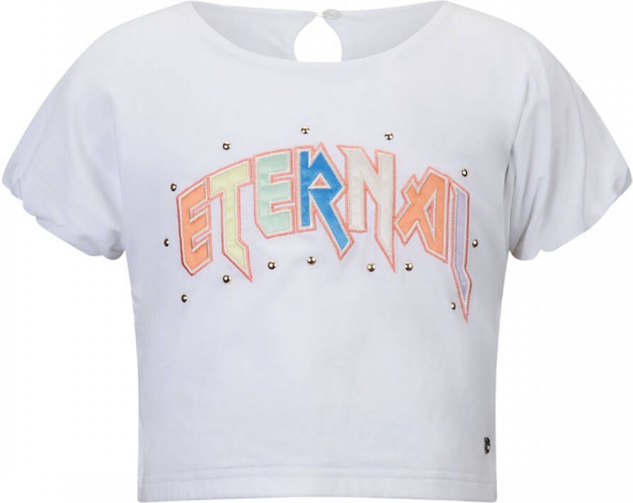 Retour Jeans T-shirt met printopdruk wit