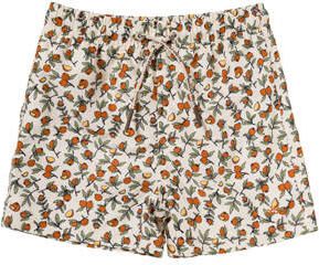 Salted Stories zwemshort offwhite oranje Jongens Polyester All over print