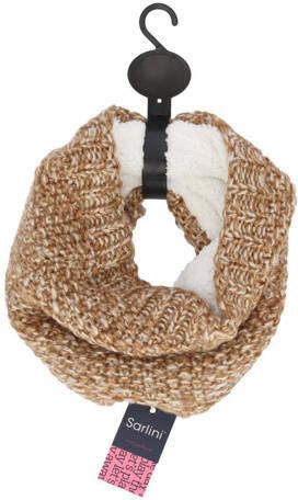 Sarlini gebreide colsjaal beige Meisjes Polyacryl Melée - Foto 2