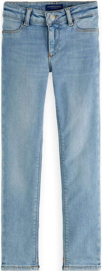 Scotch & Soda skinny jeans Milou shore blue Blauw Meisjes Stretchdenim 128 - Foto 3