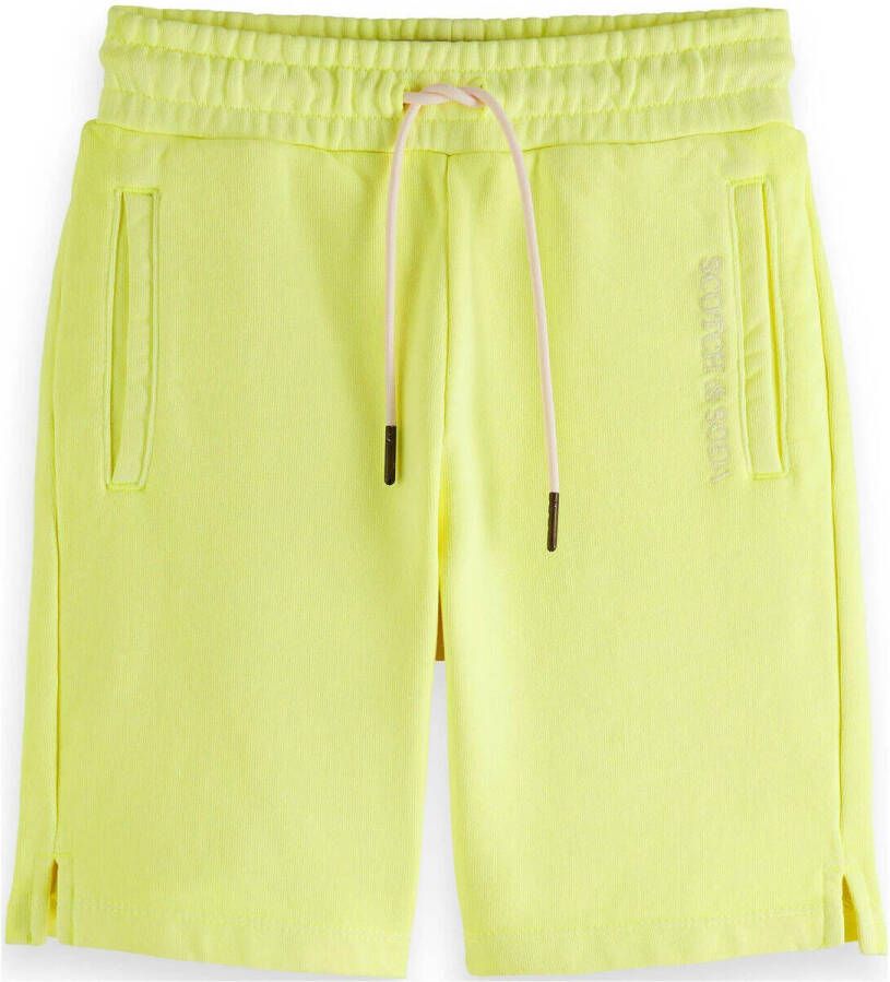 Scotch & Soda short van biologisch katoen limegroen Korte broek Effen 152 - Foto 3
