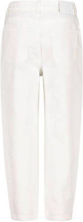 Scotch & Soda high waist regular fit jeans wit Ecru Meisjes Katoen 116 - Foto 3