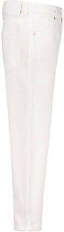 Scotch & Soda high waist regular fit jeans wit Ecru Meisjes Katoen 116 - Foto 4