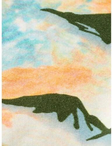 Scotch & Soda Sweater multicolor Groen Jongens Katoen Capuchon All over print 116