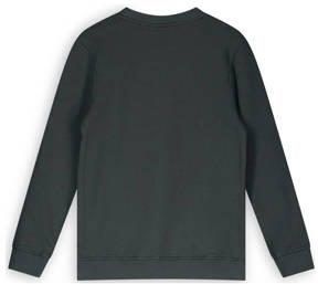 SEVENONESEVEN sweater met printopdruk antraciet Grijs Printopdruk 146 152 - Foto 2