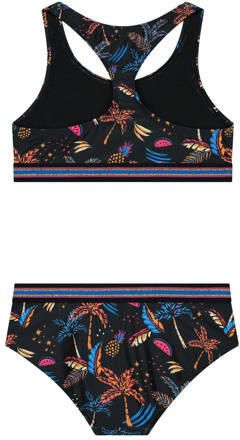 Shiwi crop bikini Charlie zwart Meisjes Polyester All over print 122 128 - Foto 2