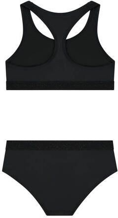 Shiwi crop bikini Charlie zwart Meisjes Polyester Effen 158 164 - Foto 2