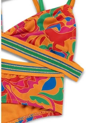 Shiwi triangel bikini Luna oranje groen Meisjes Polyester All over print 110 116 - Foto 2