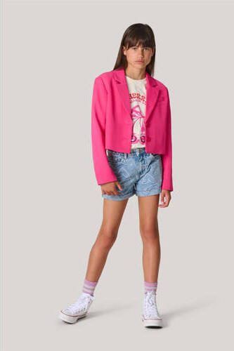 Shoeby blazer roze Meisjes Polyester Reverskraag Effen 146 152 - Foto 2