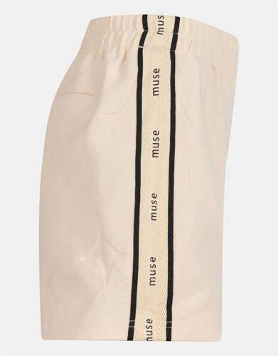 Shoeby casual short beige zwart Korte broek Meisjes Polyester-katoen Effen 110 116 - Foto 2