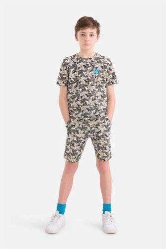 Shoeby casual short met all over print zwart wit Korte broek Jongens Katoen 146 152 - Foto 2