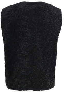 Shoeby gilet zwart Meisjes Polyester Ronde hals Effen 110 116 - Foto 3
