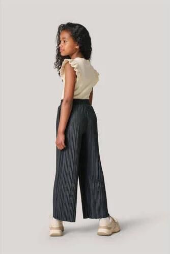 Shoeby high waist loose fit broek antraciet Grijs Meisjes Polyester Effen 110 116 - Foto 2