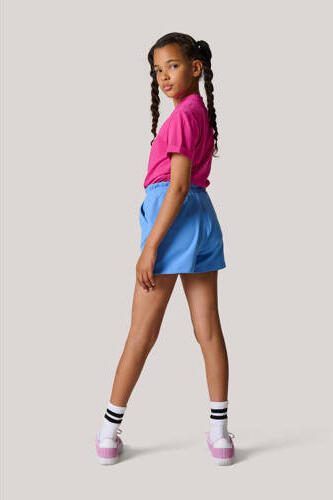 Shoeby high waist regular fit casual short blauw Korte broek Meisjes Polyester 146 152 - Foto 3