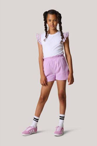 Shoeby high waist regular fit casual short lichtpaars Korte broek Meisjes Polyester 170 176 - Foto 2