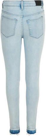 Shoeby high waist skinny jeans bleached Blauw Meisjes Stretchdenim Effen 104 - Foto 3