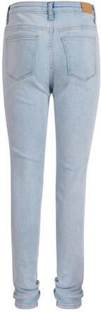 Shoeby high waist skinny jeans light blue denim bleached Blauw Effen 104 - Foto 1