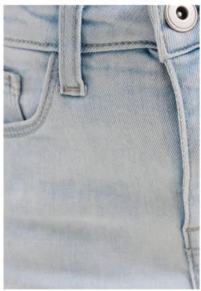 Shoeby high waist skinny jeans light blue denim bleached Blauw Effen 104 - Foto 3