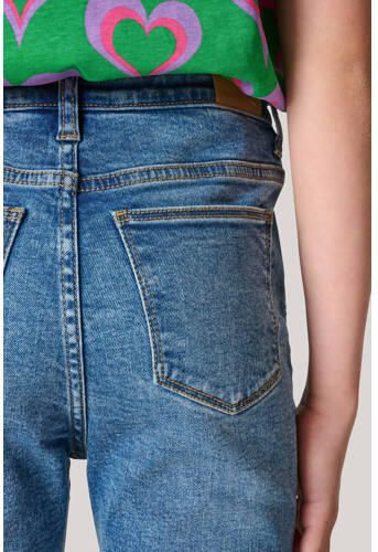 Shoeby high waist skinny jeans mediumstone Blauw Meisjes Jog denim Effen 104 - Foto 2