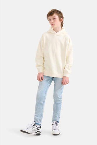 Shoeby hoodie ecru Sweater Effen 122 128 | Sweater van - Foto 3