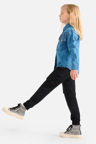 Shoeby joggingbroek zwart Meisjes Viscose Effen 110 116 - Foto 3