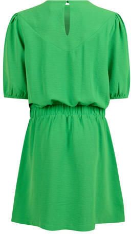 Shoeby jurk groen Meisjes Polyester Ronde hals Effen 170 176