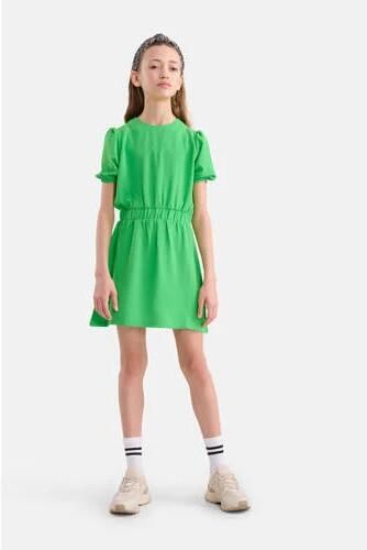 Shoeby jurk groen Meisjes Polyester Ronde hals Effen 170 176 - Foto 2