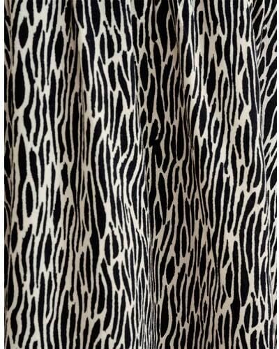 Shoeby jurk met all over print zwart Meisjes Viscose Button down All over print 110 116